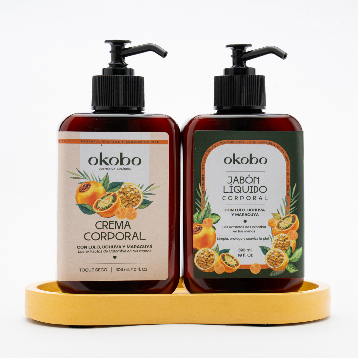 Kit Regalo Jabón y Crema corporal con Lulo, Uchuva y Maracuya