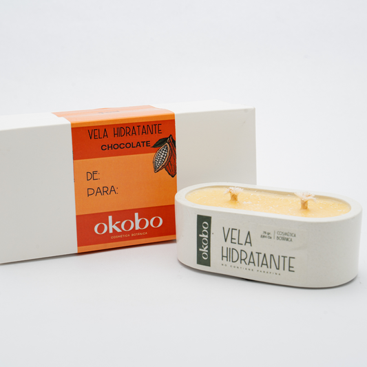 Vela Hidratante Corporal de Chocolate