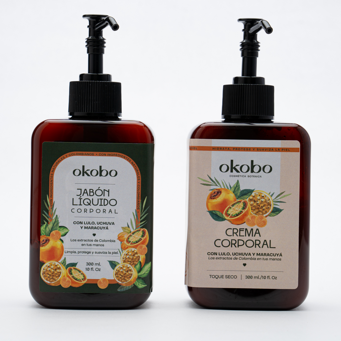 Kit Jabón y crema corporal con Lulo, Uchuva y Maracuya