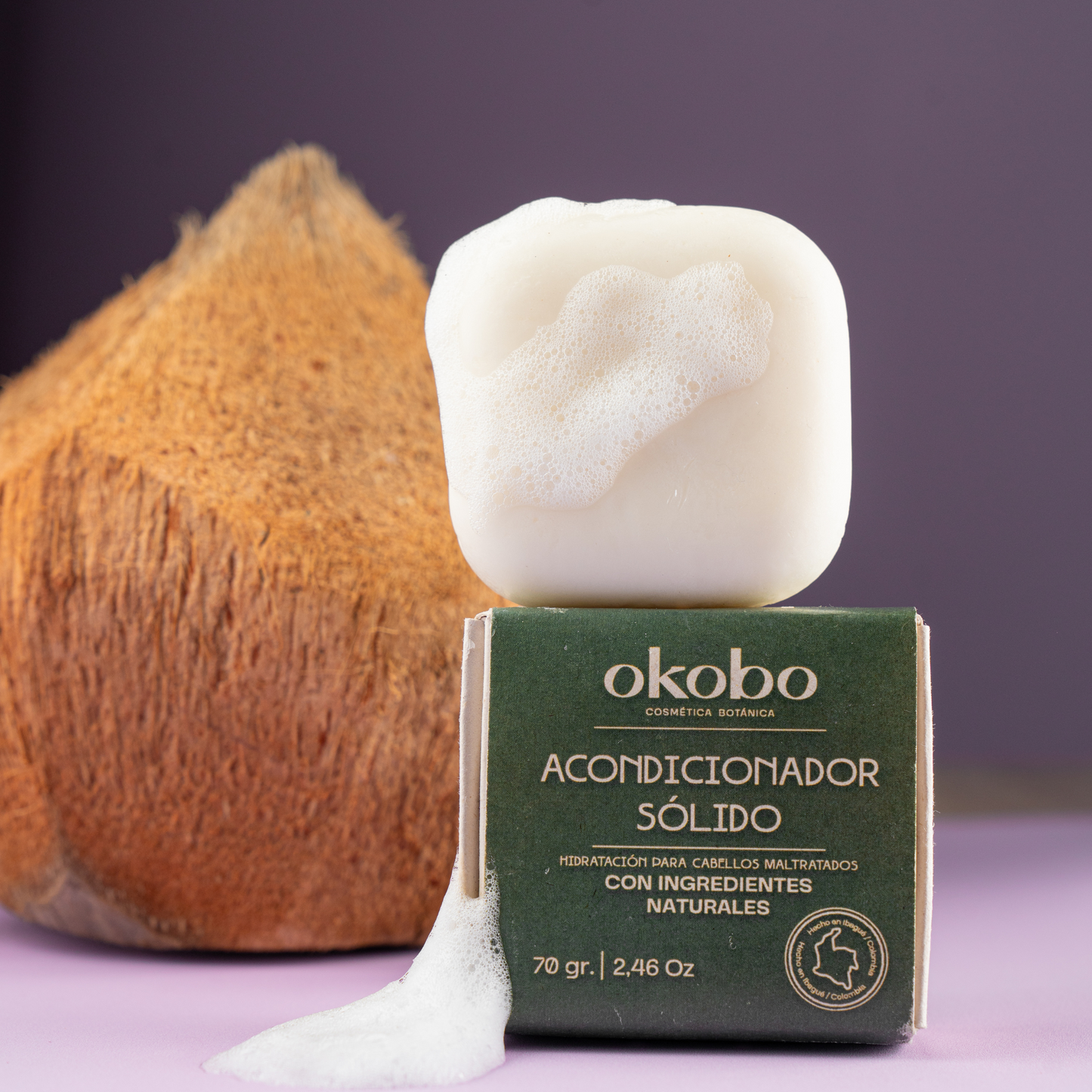 KIT CAPILAR: Shampoo solido, Acondicionador Solido, Oleo Capilar y Tónico capilar