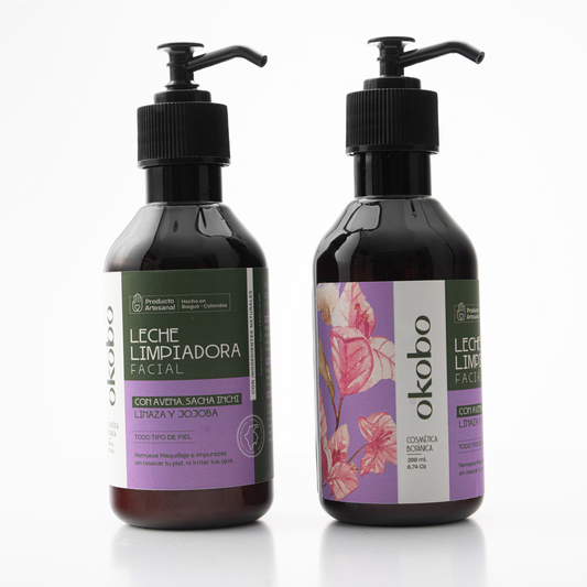 Leche limpiadora facial
