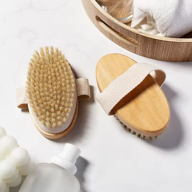 KIT PIEL BELLA: Crema hidratante y cepillo exfoliante
