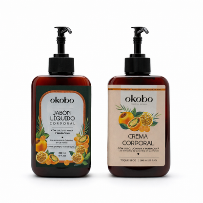 Kit Jabón y crema corporal con Lulo, Uchuva y Maracuya