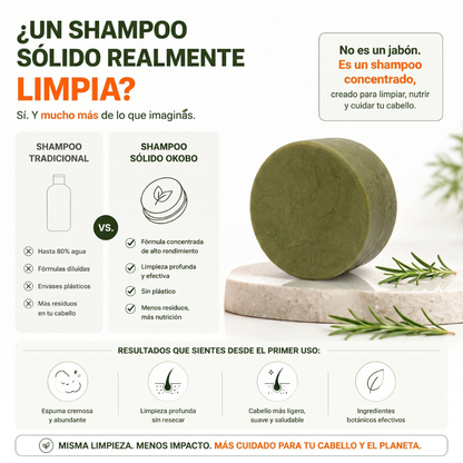 REPUESTO  · Shampoo Sólido - CABELLO GRASO