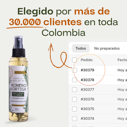 Tónico Capilar de Romero  · Crecimiento y Anticaída