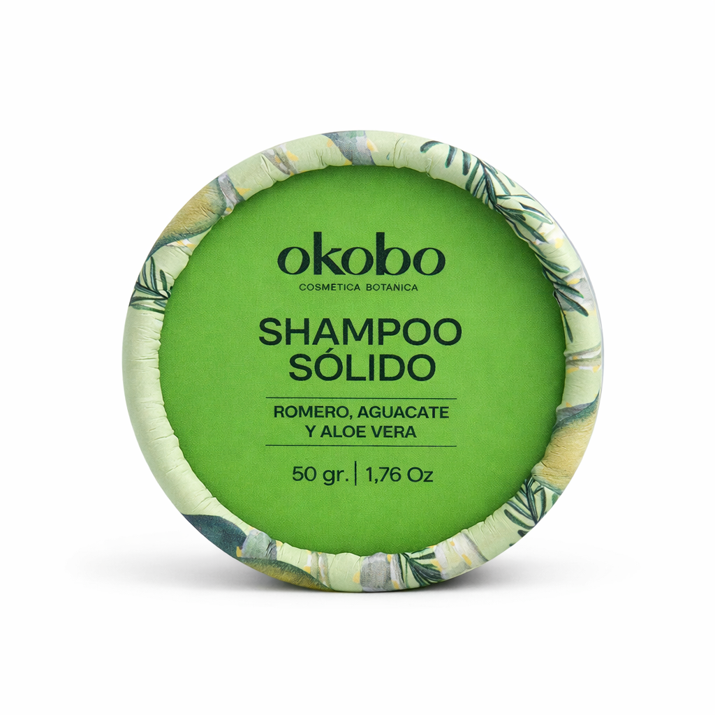 Shampoo Solido - Aguacate, Aloe y Romero/ Cabello Graso