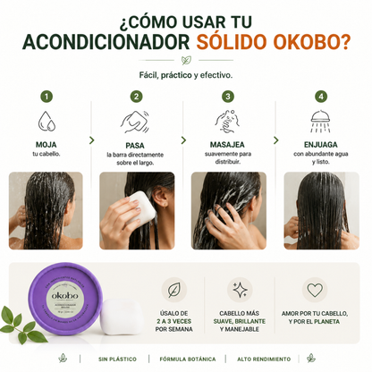 HIDRATACIÓN PROFUNDA Acondicionador Sólido Okobo