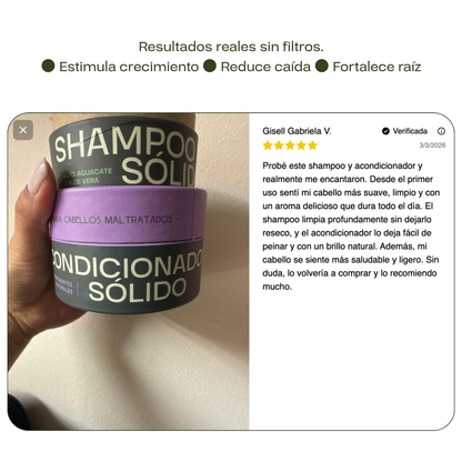 Kit Shampoo y acondicionador solido