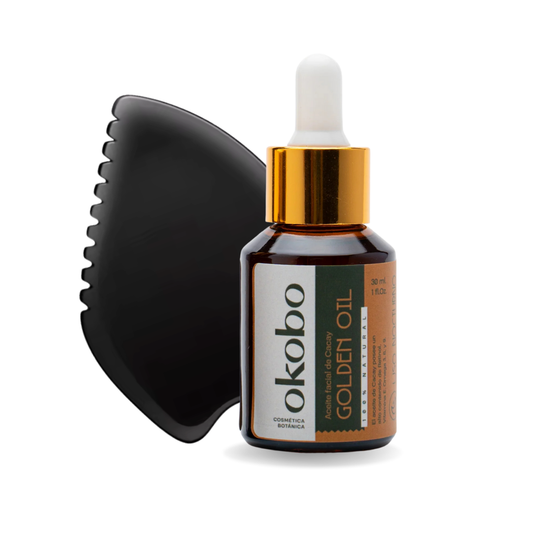 Kit Yoga facial: Cacay Oil y Gua sha Bian