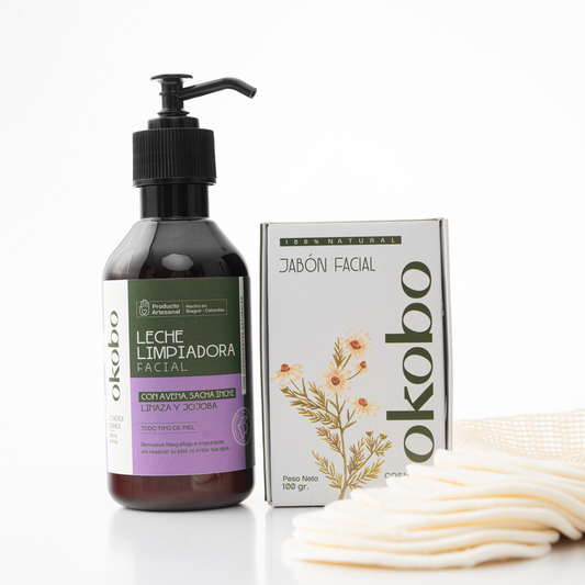 Kit Doble limpieza y Pomos desmaquilladores
