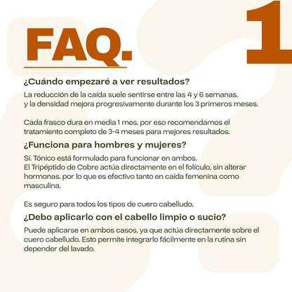 4x Tónico Anticaída - Tratamiento Completo 16 Semanas