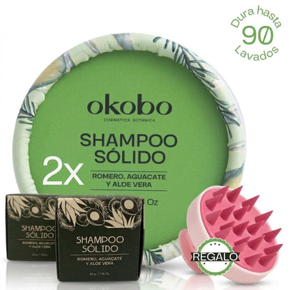 PROMO: Pack 3 Shampoos + Masajeador Capilar (Obsequio)