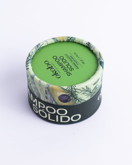 Shampoo Solido - Aguacate, Aloe y Romero/ Cabello Graso