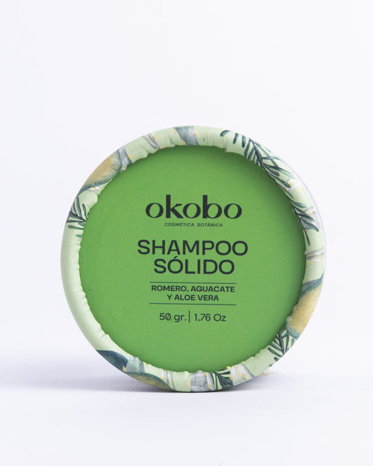 Shampoo Solido - Aguacate, Aloe y Romero/ Cabello Graso