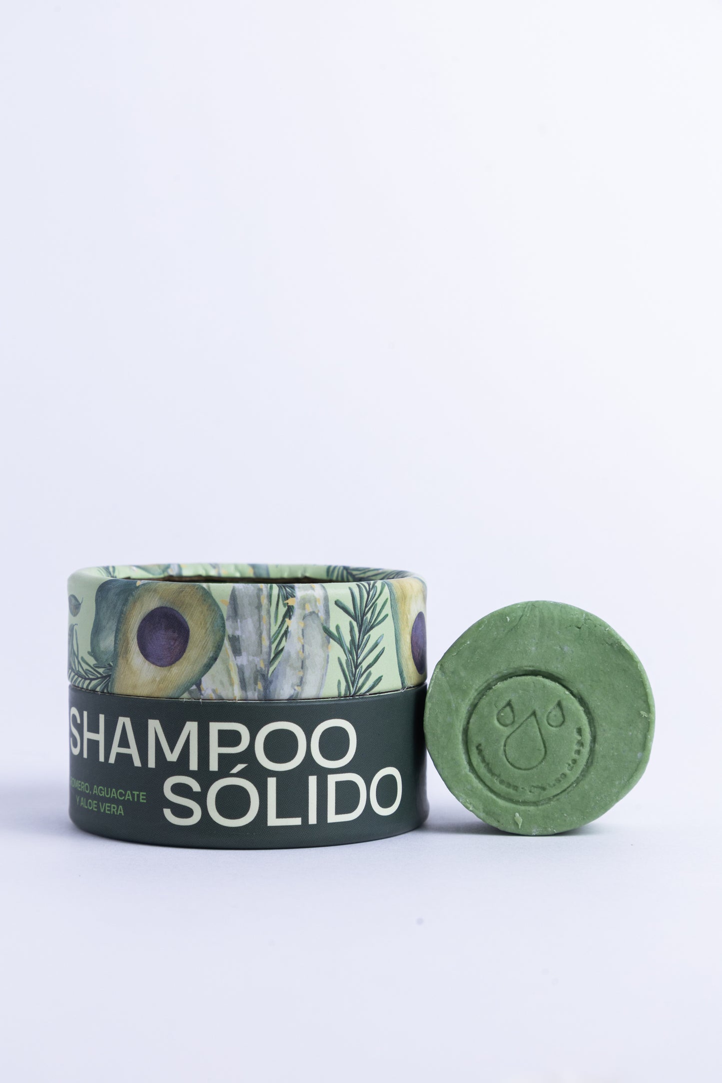 Shampoo Solido - Aguacate, Aloe y Romero/ Cabello Graso