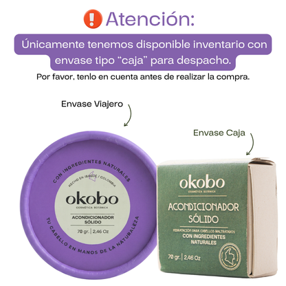 HIDRATACIÓN PROFUNDA Acondicionador Sólido