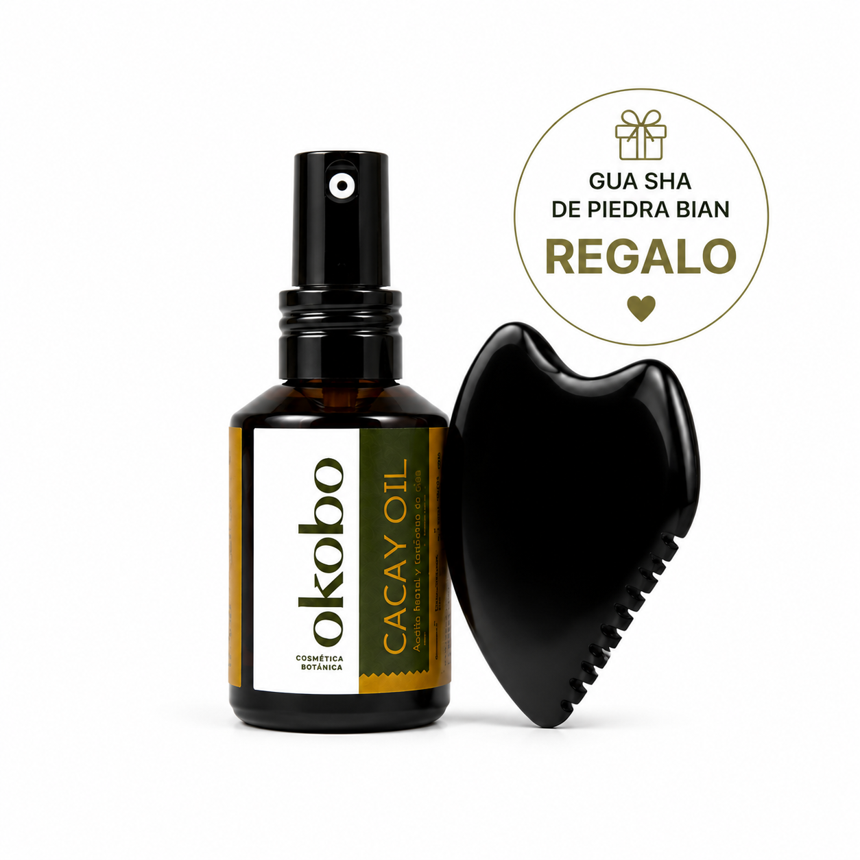 Ritual Facial Premium · Cacay Oil + Gua Sha Bian (Regalo)