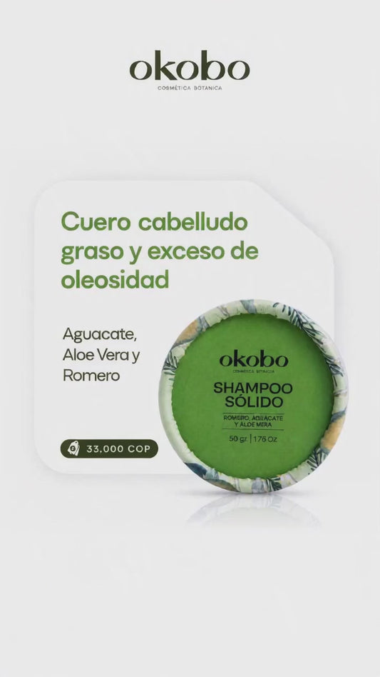 CABELLO GRASO · Shampoo Sólido Okobo
