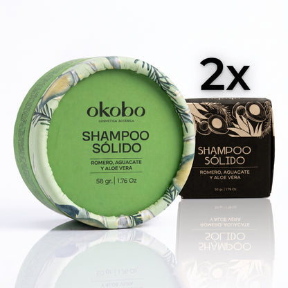 BUNDLE | Shampoo Sólido x2 | 1 Tubo + 1 Repuesto