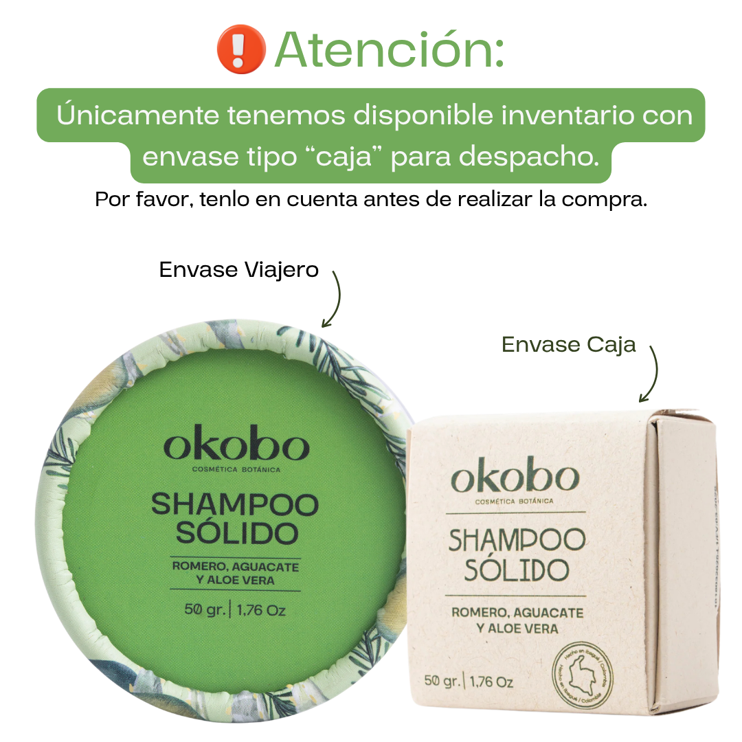 CABELLO GRASO · Shampoo Sólido Okobo