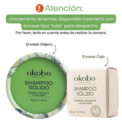CABELLO GRASO · Shampoo Sólido Okobo
