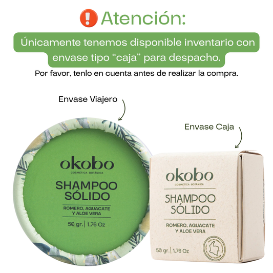 CABELLO GRASO · Shampoo Sólido Okobo